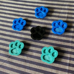 6x Cat Paw / Dog Paw Bike Decorations, furry bicycle accessories, animal parade gift, gift for veterinarians, dog or cat cyclist gift image 4