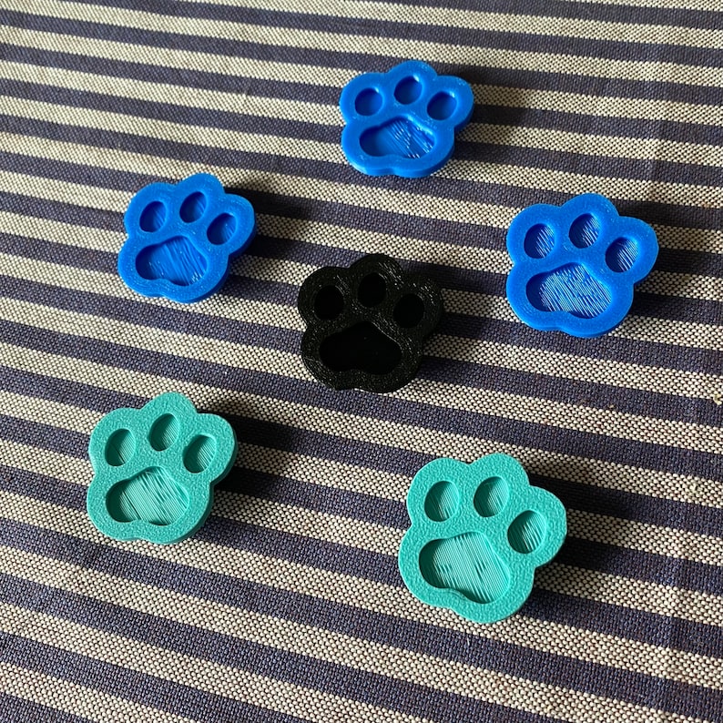 6x Cat Paw / Dog Paw Bike Decorations, furry bicycle accessories, animal parade gift, gift for veterinarians, dog or cat cyclist gift image 4