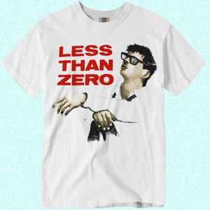 Less Than Zero movie promo t-shirt - high quality vintage reproduction from the 1987 film based on the novel by Bret Easton Ellis