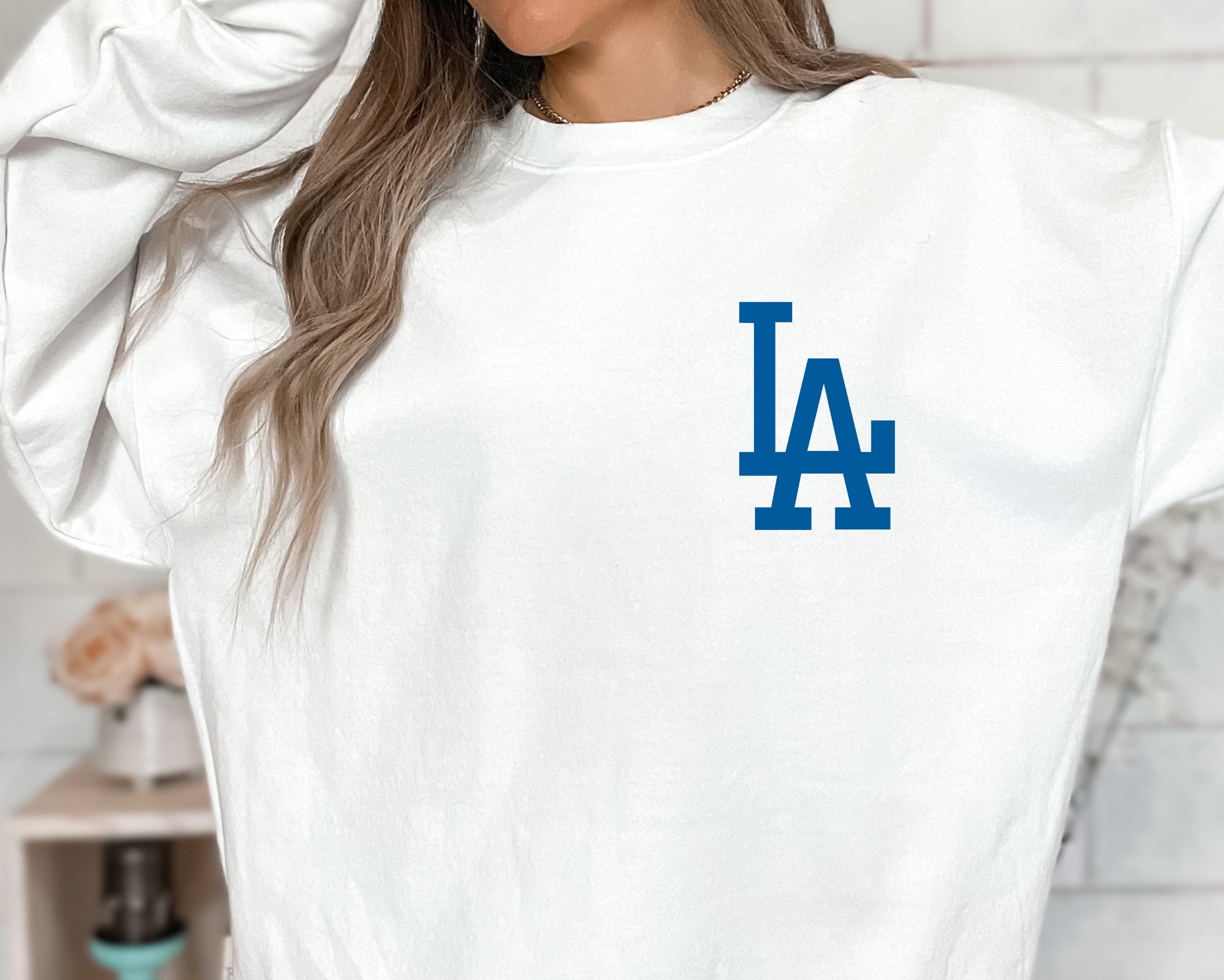 Dodgers Crewneck - Etsy