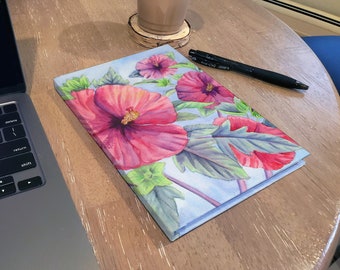 Diario dell'ibisco - Quaderno del giardino floreale tropicale