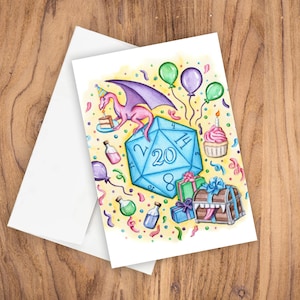 Dnd  Birthday Card