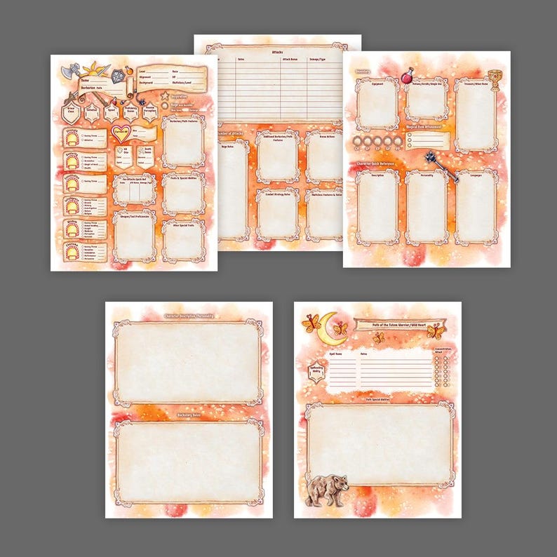 ENHANCE Ensemble de Feuilles acryliques de Table – Feuilles de Personnage réutilisables 5e DND (Combat, Sort, équipement) Comprend 3 feuille, marqueurs effaçables à sec, pochette de voyage ENHANCE Ensemble de Feuilles acryliques de Table – Feuilles de Personnage réutilisables 5e DND (Combat, Sort, équipement) Comprend 3 feuille, marqueurs effaçables à sec, pochette de voyage