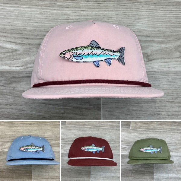 Trout on Retro Rope Hat