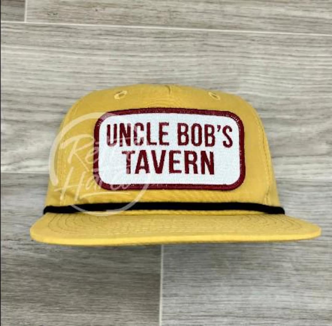 Uncle Bob’s Tavern Patch on Mustard Retro Hat W/black Rope - Etsy