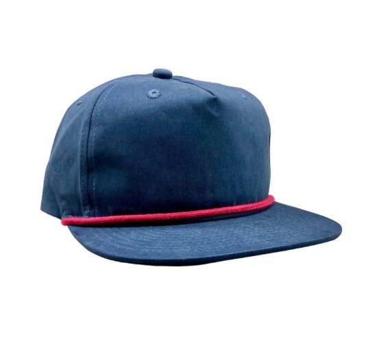Blank Cotton/poly Retro Rope Hat With Snapback - Etsy