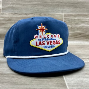 Las Vegas on Retro Poly Rope Hat