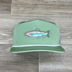 Trout on Retro Poly Rope Hat