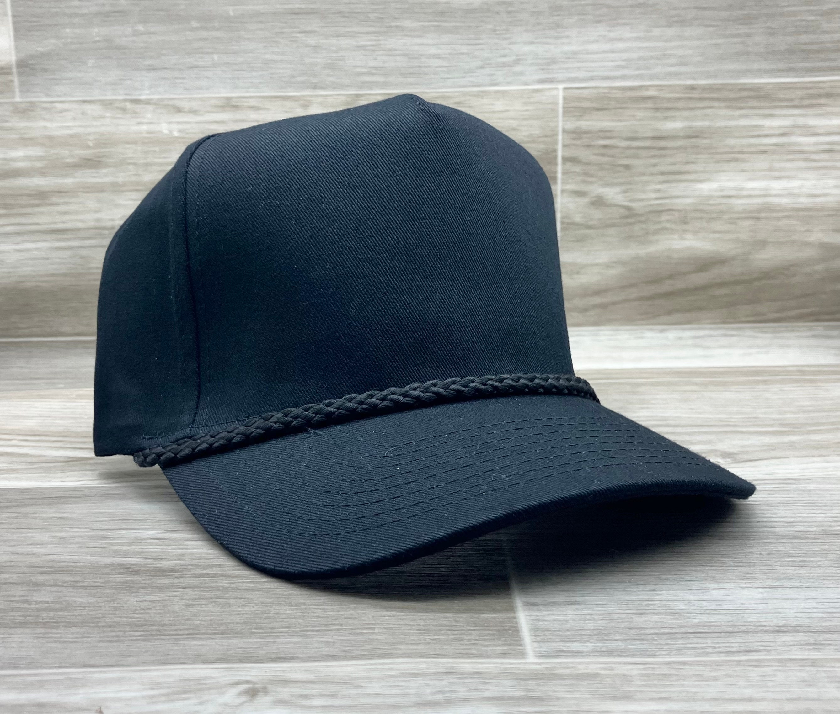 Blank Tall Retro Snapback Rope Hat - Etsy