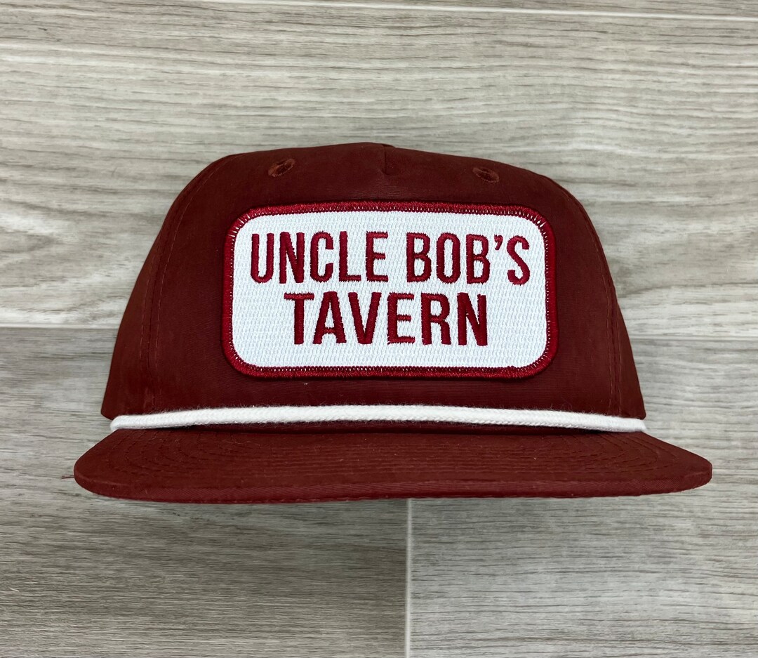 Uncle Bob’s Tavern Patch on Maroon Retro Hat W/white Rope - Etsy