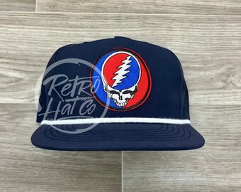 Grateful Dead Lightning Skull (steal Your Face) Patch on Grateful Dead Lightning Skull (steal Your Face) Patch on