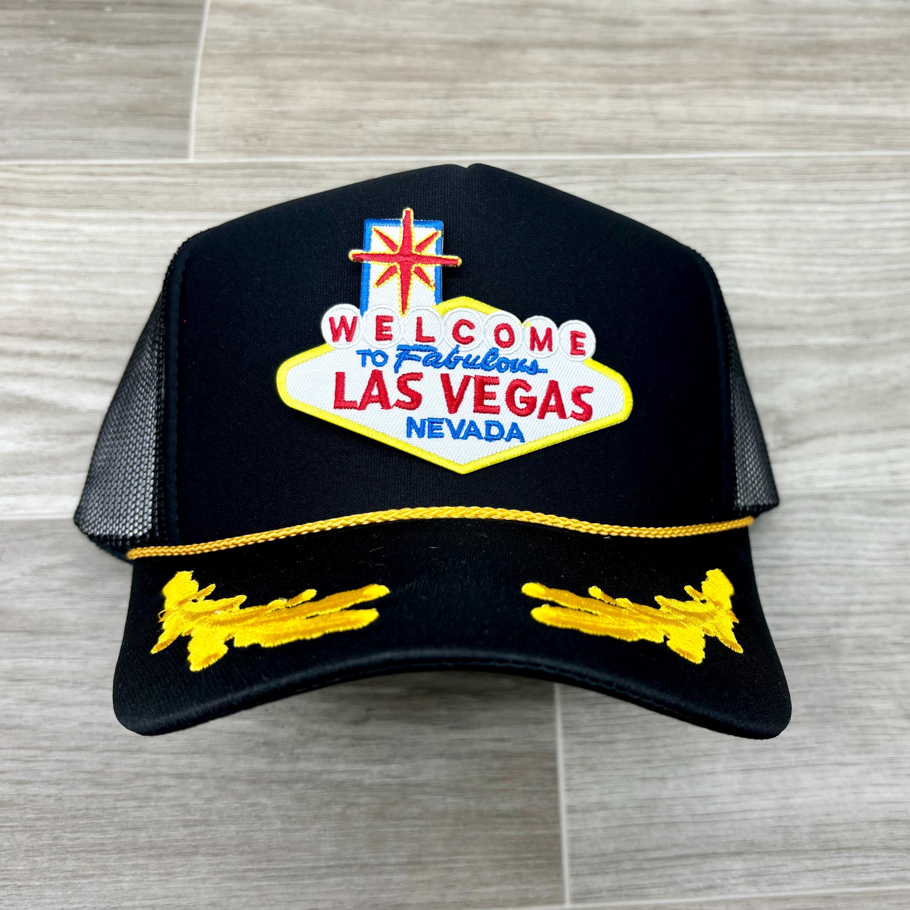 Welcome to Las Vegas  Unisex Embroidered Black Baseball Cap Las Vegas Stripper Pocket Hat – Bart Bridge main image 3