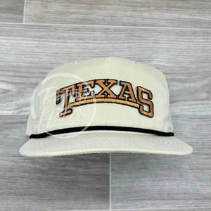 Texas Arch on Retro Poly Rope Hat