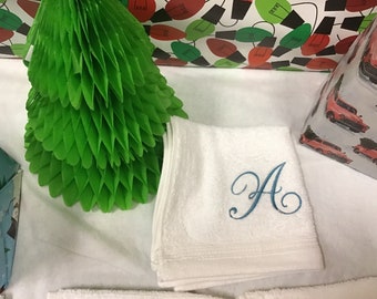 Embroided Washcloths
