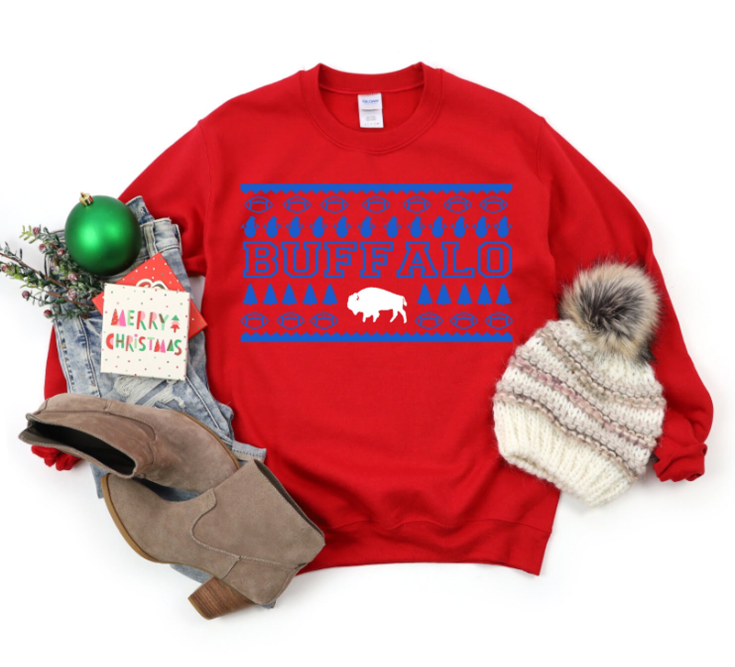 Buffalo Sabres Grinch Ugly Christmas Sweater Unisex Christmas Gift