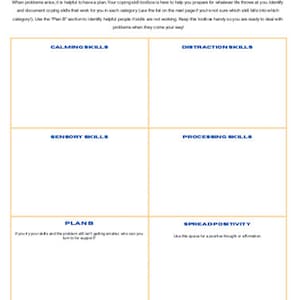 Coping Skill Toolbox