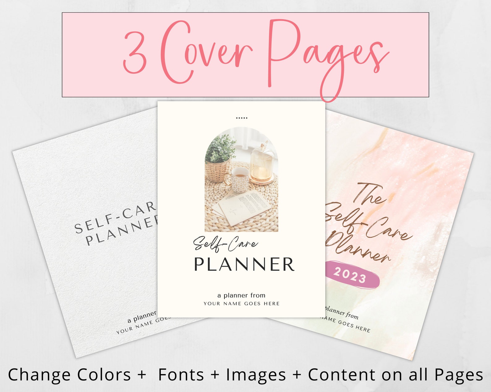 Self-care Planner Canva Template Self Care Journal Coach - Etsy