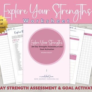 Stärken Arbeitsblatt Therapie Tools Arbeitsblatt Positive Psychology Worksheet Persönliche Wachstumstherapie Printable Therapietools Life Coaching