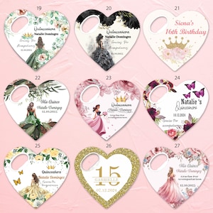 Customized Quincenera Favors, Bottle Opener Magnet, 16th Birthday Party Gift For Guests