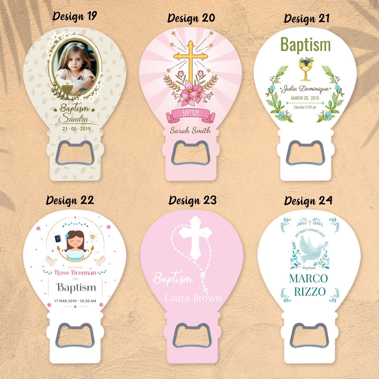 Custom Fridge Magnets Next Day Shipping High-quality Prints Baptism Photo  Magnets Personalized Religious Favors Keepsake Souvenirs 