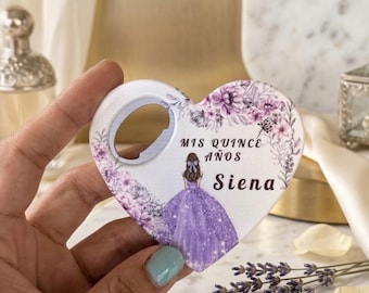 Quinceanera gast magneetgunsten, Sweet 16 Party Favor, Mis Quince Anos, Sweet 15 Recuerdos