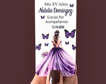 Gepersonaliseerde Quincenera-bedankjes, flesopenermagneet met Quinceanera-thema, 15e verjaardagsfeestje