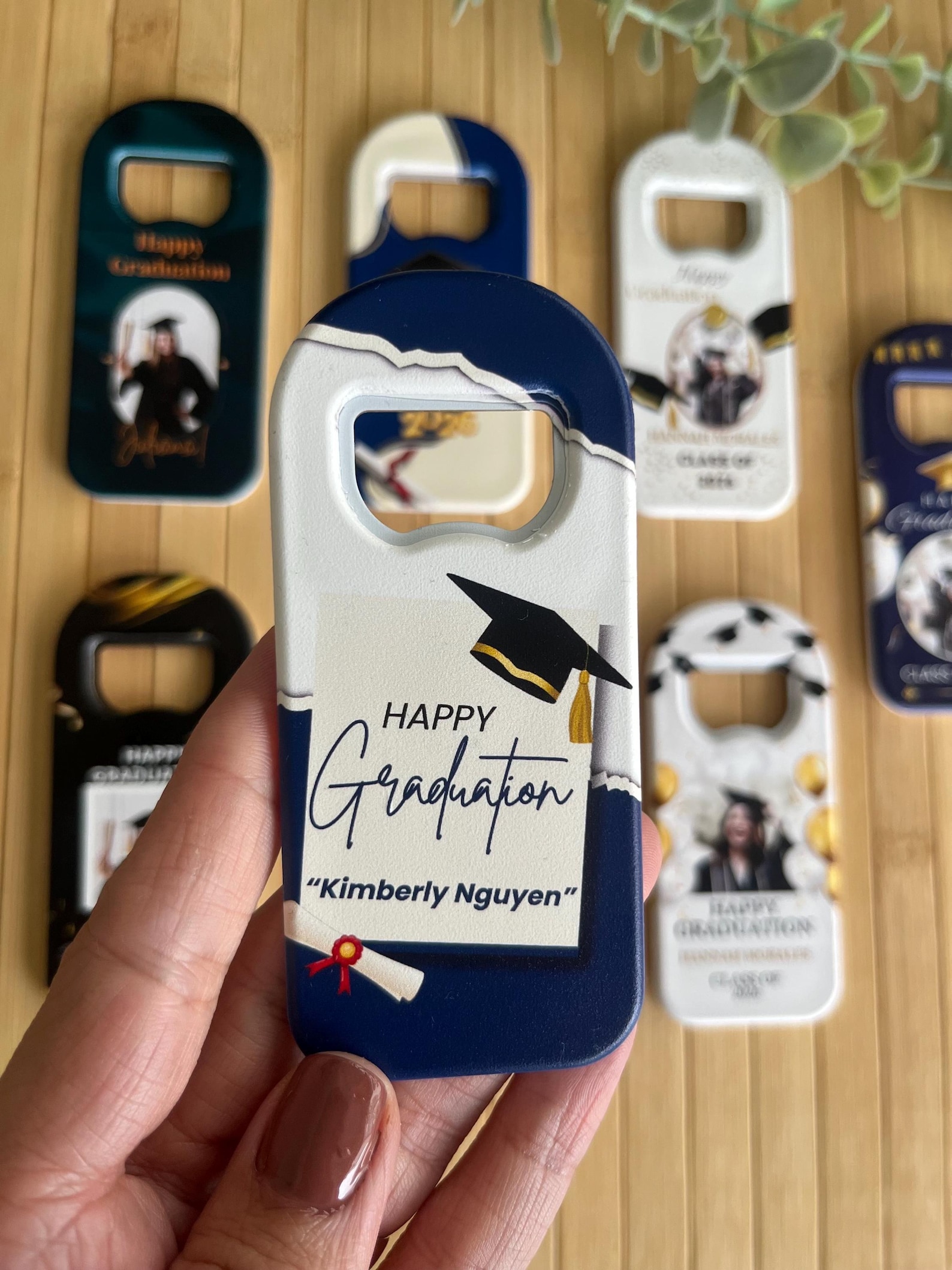 Personalized Graduation Favors, Class of 2026 Gift, Custom Grad Magnet ...