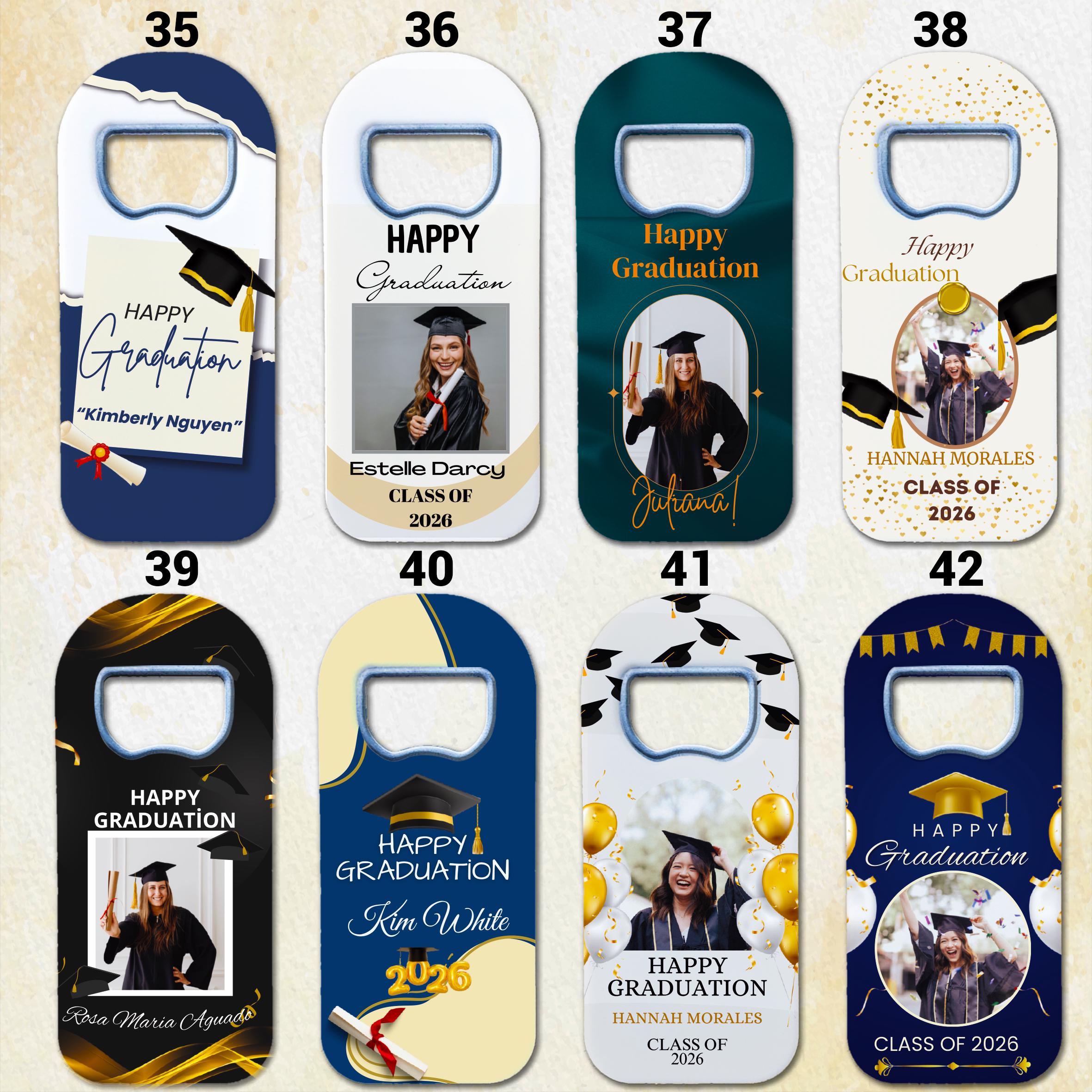 Personalized Graduation Favors, Class of 2026 Gift, Custom Grad Magnet ...