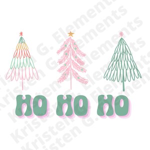 Ho Ho Ho Christmas PNG, SVG, print on demand graphic, Print on demand elements, commercial use