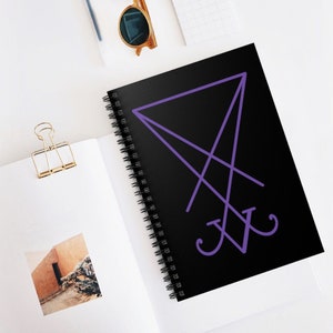 Lucifer Sigil Spiral Notebook