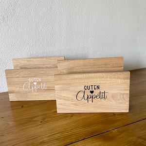 Serviettenhalter ‚Guten Appetit‘ aus Eiche