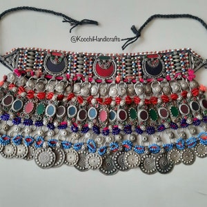 Tribal kuchi vintage handmade special choker
