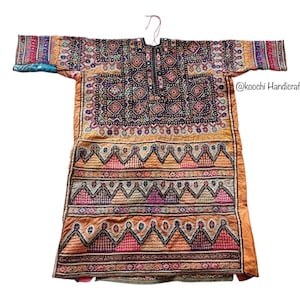 Tribal vintage handmade Lohana rare dress ( free shipping)