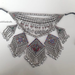 Tribal vintage Kuchi Kashmiri handmade rare and special necklace
