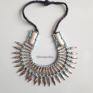 Afghan tribal kuchi two layer special necklace