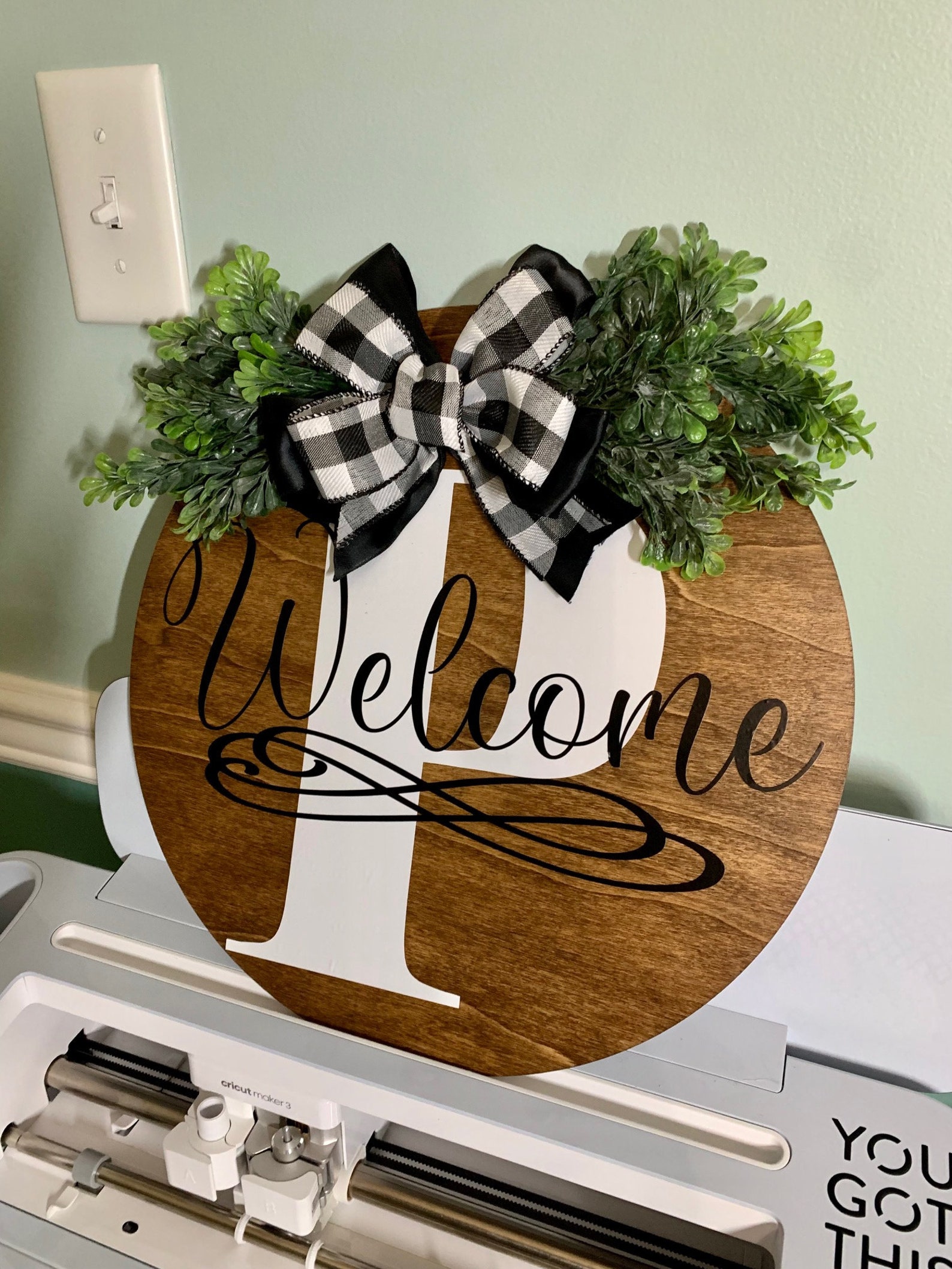 Personalized Door Hanger | Family Welcome Sign | Front Door Decor ...