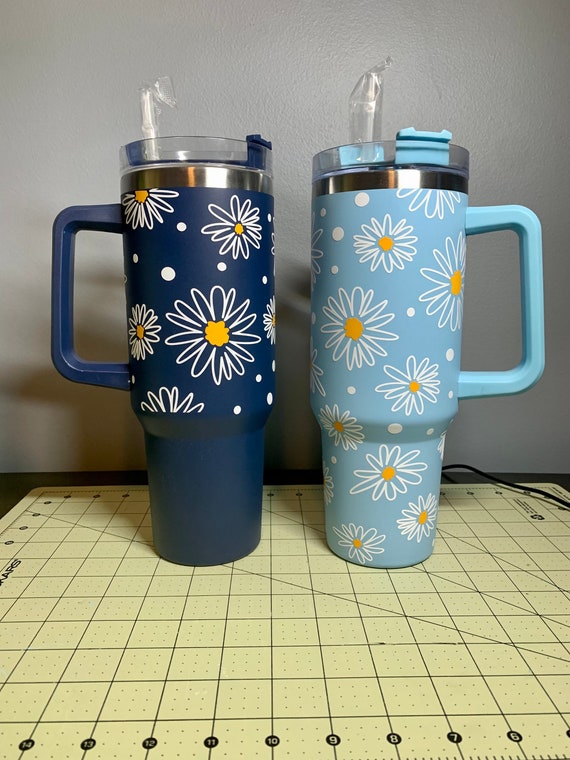 Sublimation Tumbler With Handle 40oz - Stanley Dupe