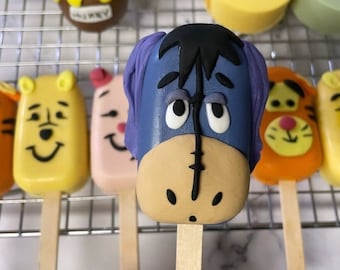 Winnie the Pooh Themed Cakesicles – Baby Shower Birthday Party Treats