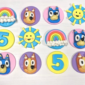 Custom Fondant Cupcake Toppers: Any Theme, Edible Image (12 Toppers)