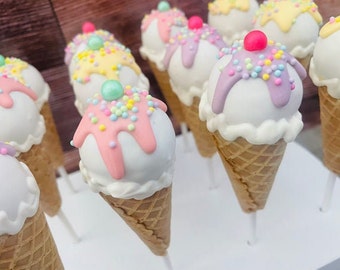 Ice cream cakepops,cookies & cakesicles