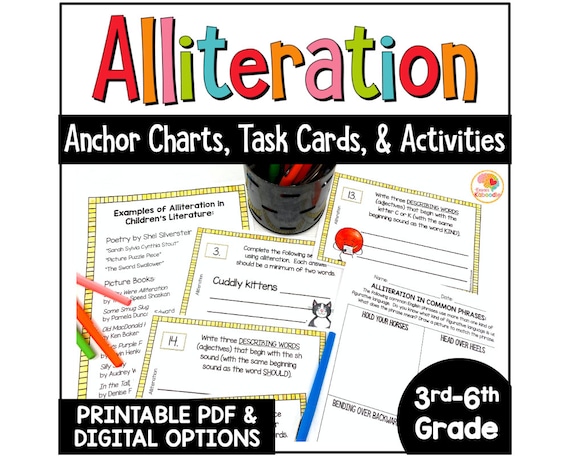 Alliteration Worksheets For Kindergarten