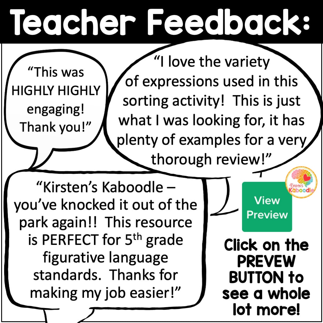 Figurative Language Sorting Activity for Kids, Literary Devices Sort