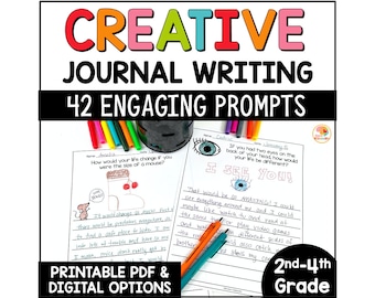 Daily Creative Journal Writing Prompts for 2nd-4th Grade