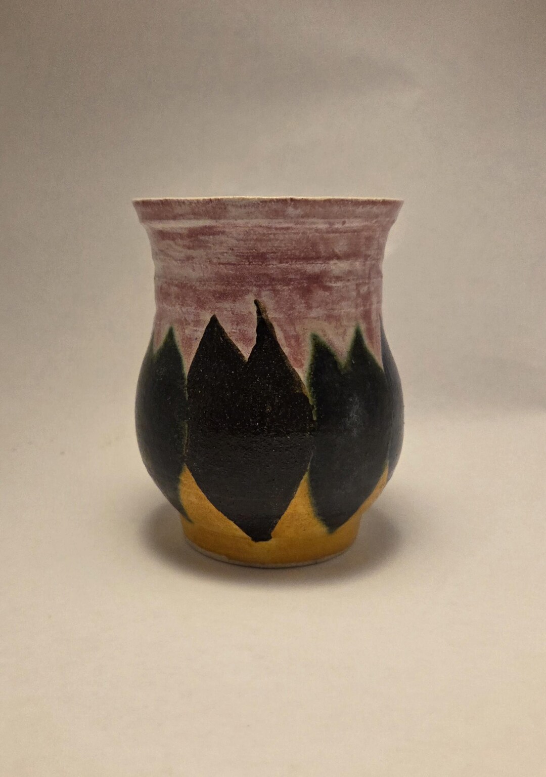 Wheel Thrown Vase: Glazed Ceramic Decovase, 5in Tall - Etsy
