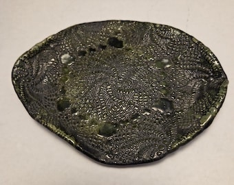 Hand Built Ceramic Oval Tray