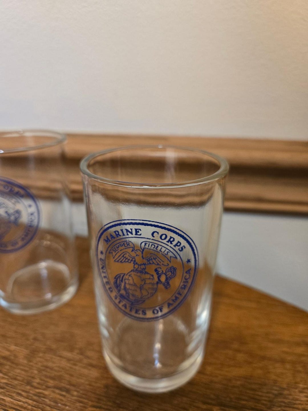 US Marine Corps Semper Fidelis Blue Seal Juice Glass 6 Oz - Etsy