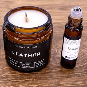 Candle and Essential Oil for Men, Gift Set