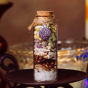 Manifestation Jar for Anxiety Relief, Spell Intention Jar, Self-Care Mindset Curio, Stress Healing, Spiritual Wellness Gift