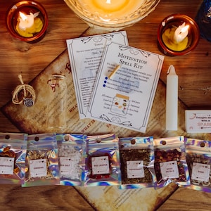Spell Jar Kit for Motivation & Self-Care | DIY Intention Jar | Mindset Curio | Love Yourself Spell