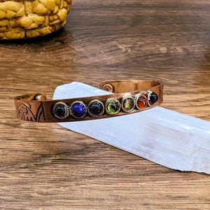 Copper Chakra Bracelet | Copper Bracelet | Gifts for Chakra | Chakra Healing Bracelet | Chakra Gift | Chakra Gemstone Bracelet | Chakra Ston
